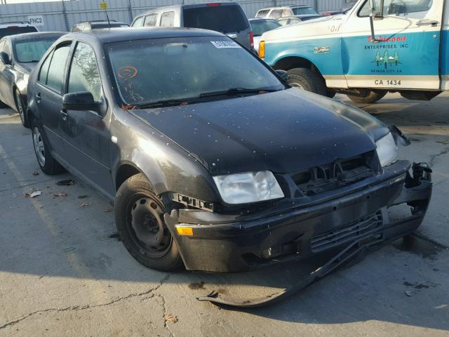 3VWRK69M71M210732 - 2001 VOLKSWAGEN JETTA GL BLACK photo 1