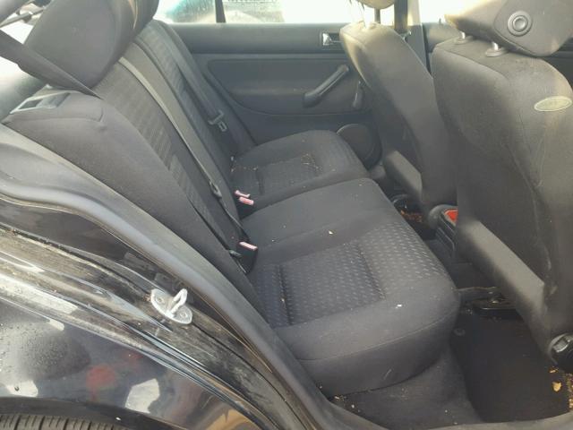 3VWRK69M71M210732 - 2001 VOLKSWAGEN JETTA GL BLACK photo 6