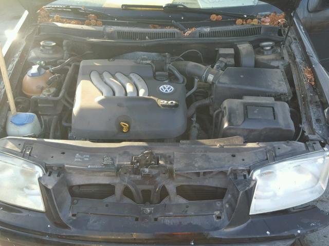 3VWRK69M71M210732 - 2001 VOLKSWAGEN JETTA GL BLACK photo 7