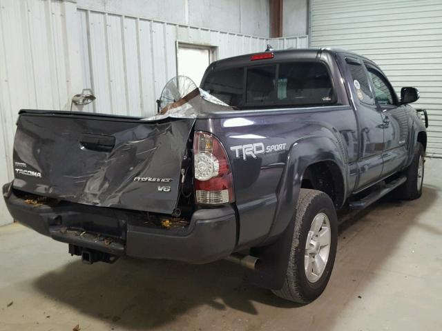 5TFTU4GN0EX063320 - 2014 TOYOTA TACOMA PRE GRAY photo 4