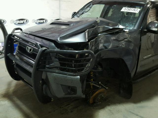 5TFTU4GN0EX063320 - 2014 TOYOTA TACOMA PRE GRAY photo 9