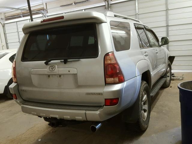 JTEBT14R550048403 - 2005 TOYOTA 4RUNNER SR SILVER photo 4