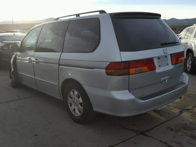 5FNRL18993B046973 - 2003 HONDA ODYSSEY EX SILVER photo 3