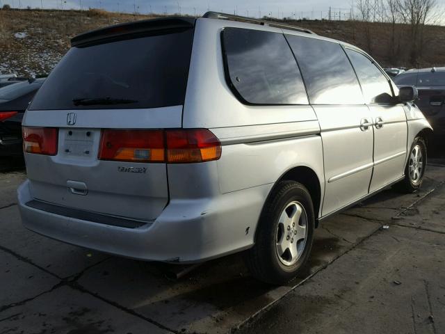 5FNRL18993B046973 - 2003 HONDA ODYSSEY EX SILVER photo 4