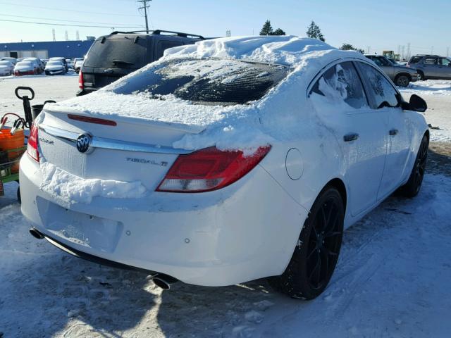 2G4GS5EV5C9119811 - 2012 BUICK REGAL PREM WHITE photo 4