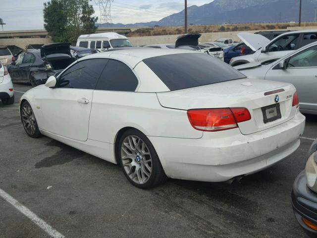 WBAWL13548PX22196 - 2008 BMW 328 I WHITE photo 3