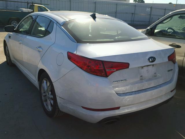 5XXGN4A78DG120197 - 2013 KIA OPTIMA EX WHITE photo 3