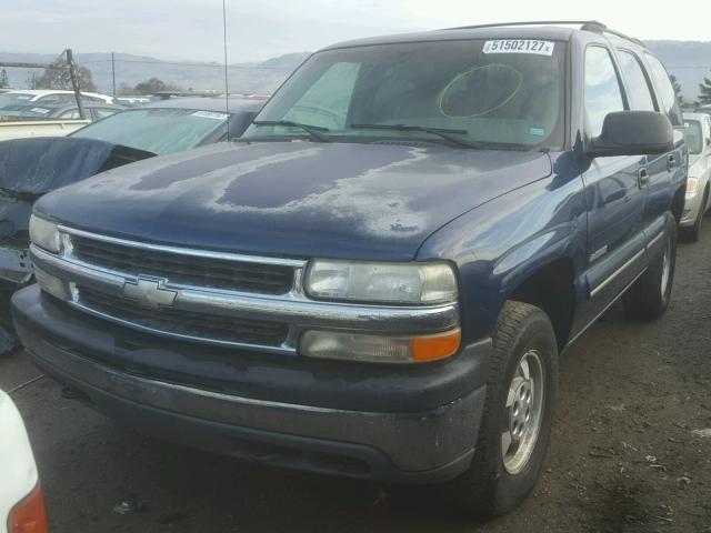 1GNEK13T6YJ153927 - 2000 CHEVROLET TAHOE K150 BLUE photo 2