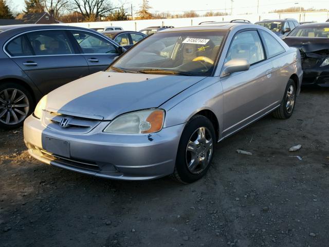 1HGEM22992L066874 - 2002 HONDA CIVIC EX 灰色 照片 2