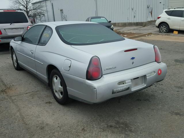 2G1WW12EX39264935 - 2003 CHEVROLET MONTE CARL 灰色 照片 3