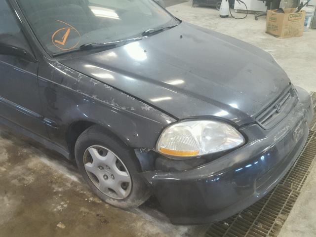 1HGEJ8241WL076174 - 1998 HONDA CIVIC EX 黑色 照片 9