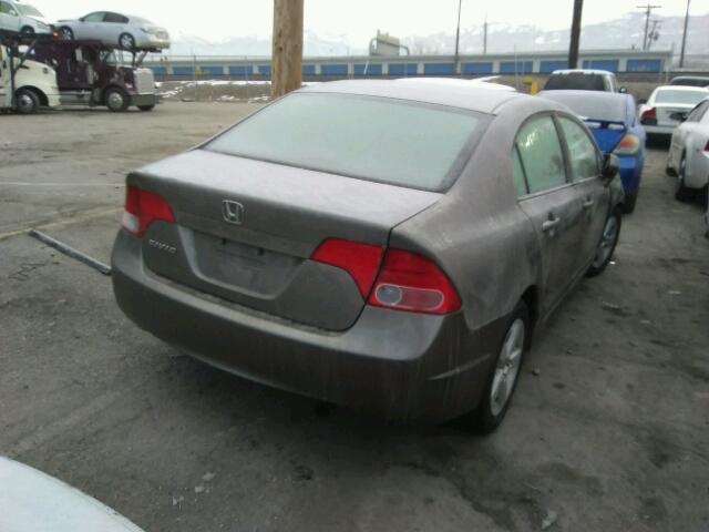 1HGFA15846L140864 - 2006 HONDA CIVIC EX GRAY photo 4