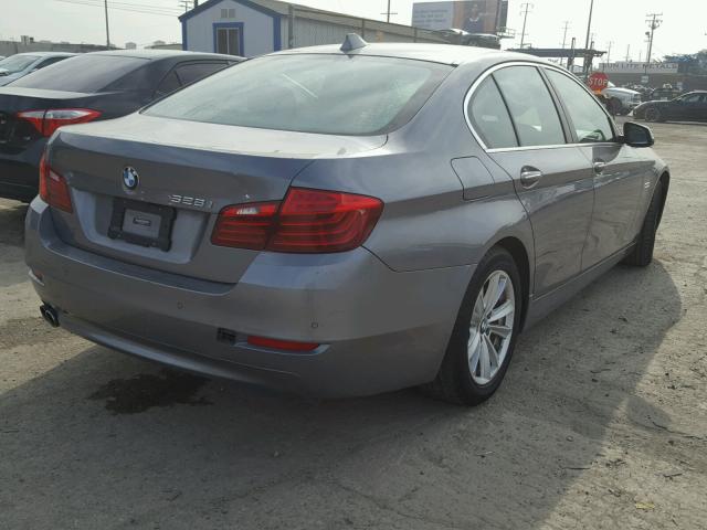 WBA5A5C54FD517078 - 2015 BMW 528 I GRAY photo 4