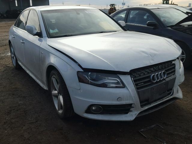 WAUFFAFL4CN009790 - 2012 AUDI A4 PREMIUM WHITE photo 1