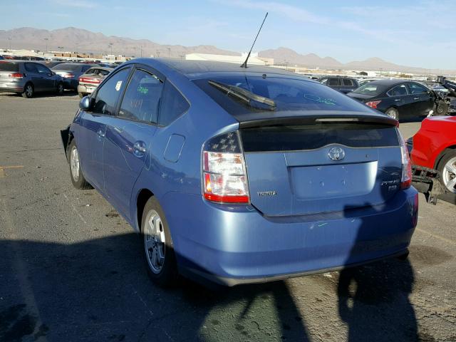 JTDKB20UX53120492 - 2005 TOYOTA PRIUS BLUE photo 3