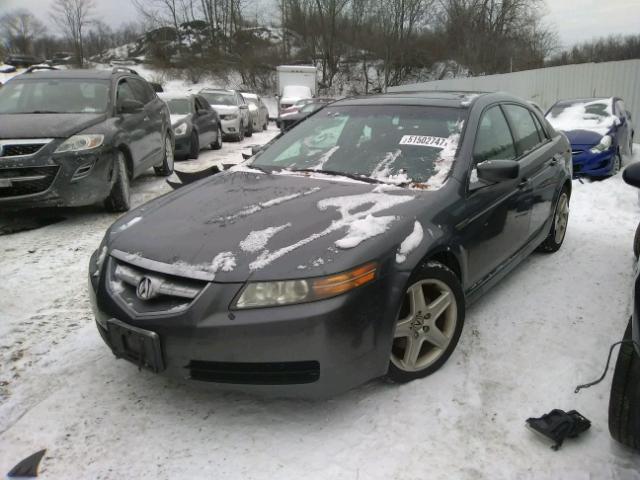 19UUA662X5A006787 - 2005 ACURA TL GRAY photo 2