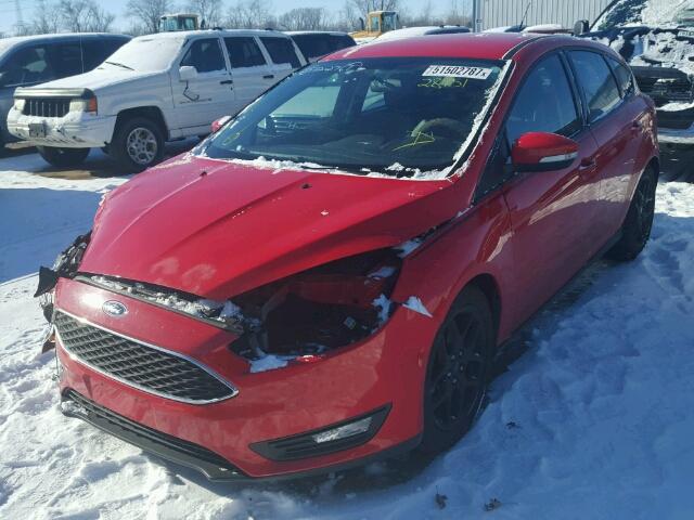 1FADP3K2XGL326304 - 2016 FORD FOCUS SE RED photo 2