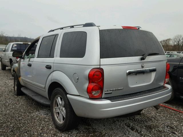 1D4HD58N66F124433 - 2006 DODGE DURANGO LI SILVER photo 3