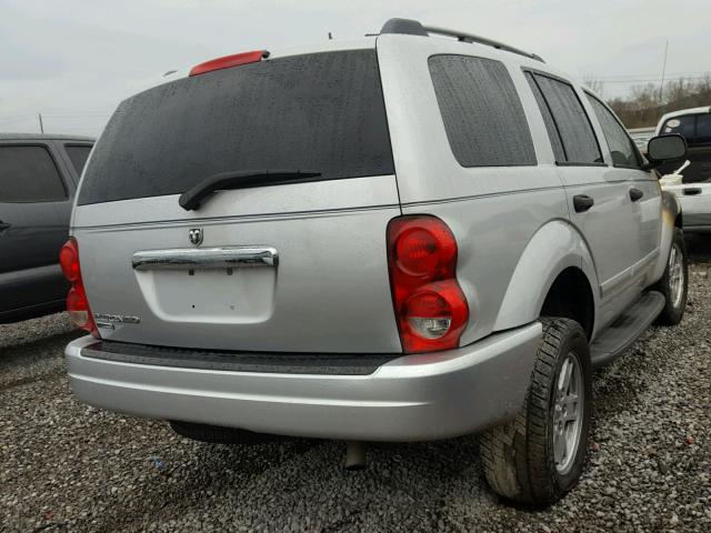 1D4HD58N66F124433 - 2006 DODGE DURANGO LI SILVER photo 4