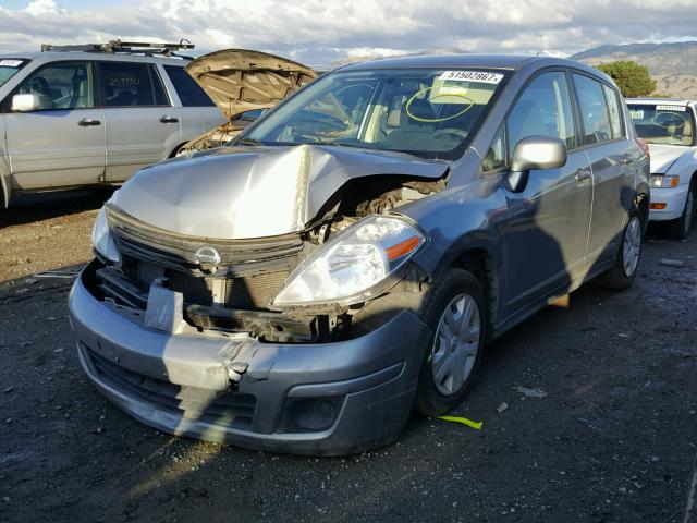 3N1BC1CP3BL474886 - 2011 NISSAN VERSA S GRAY photo 2