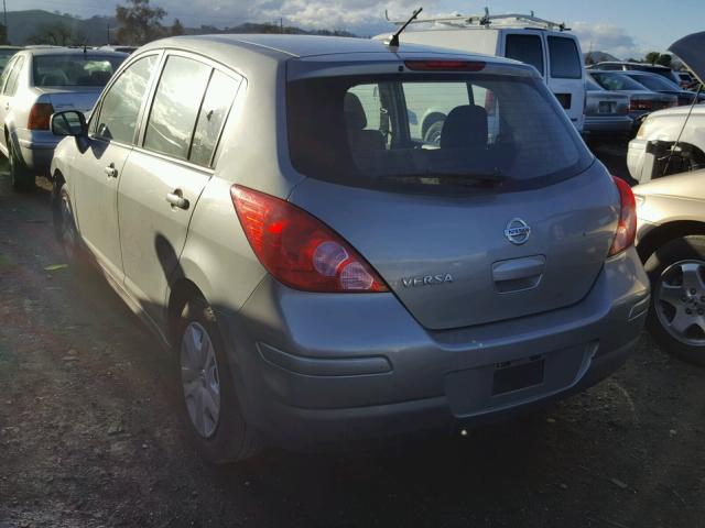 3N1BC1CP3BL474886 - 2011 NISSAN VERSA S GRAY photo 3