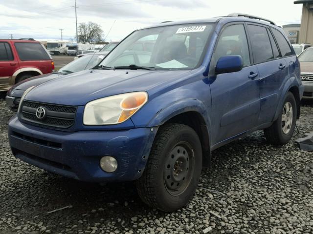 JTEHD20V350057620 - 2005 TOYOTA RAV4 BLUE photo 2