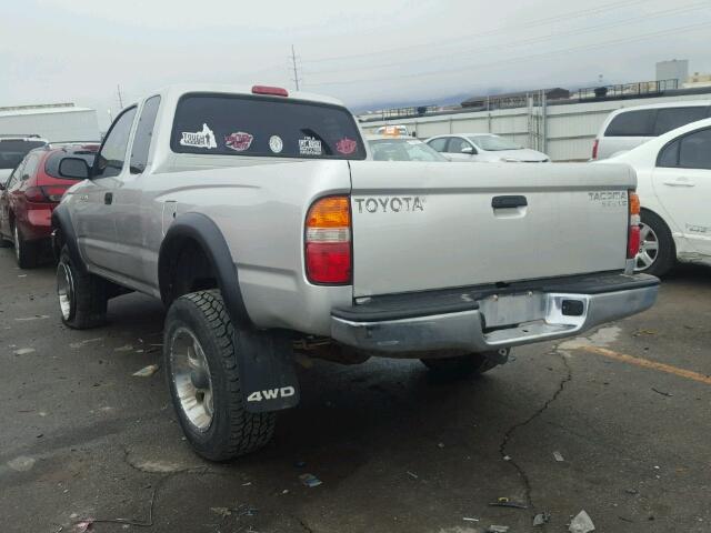 5TEWN72N53Z238766 - 2003 TOYOTA TACOMA XTR SILVER photo 3