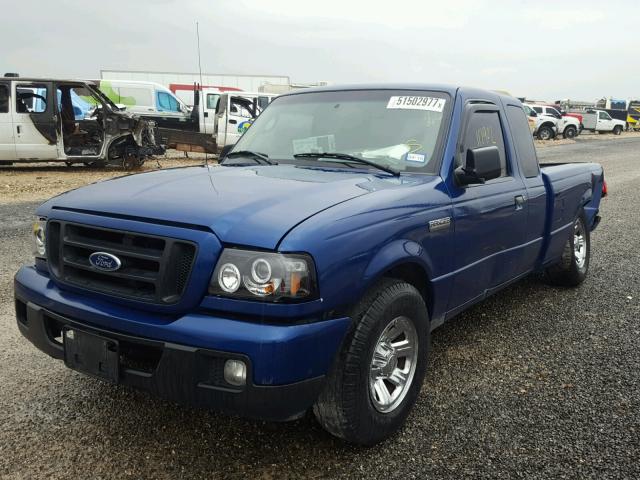 1FTYR44U07PA43073 - 2007 FORD RANGER SUP BLUE photo 2