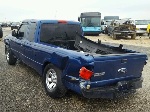 1FTYR44U07PA43073 - 2007 FORD RANGER SUP BLUE photo 3