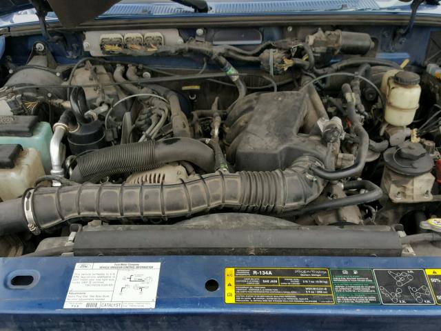 1FTYR44U07PA43073 - 2007 FORD RANGER SUP BLUE photo 7