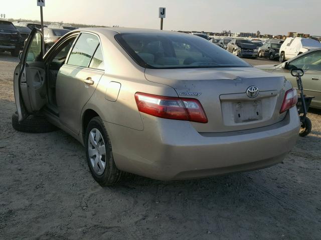 4T1BE46K17U505750 - 2007 TOYOTA CAMRY NEW GOLD photo 3