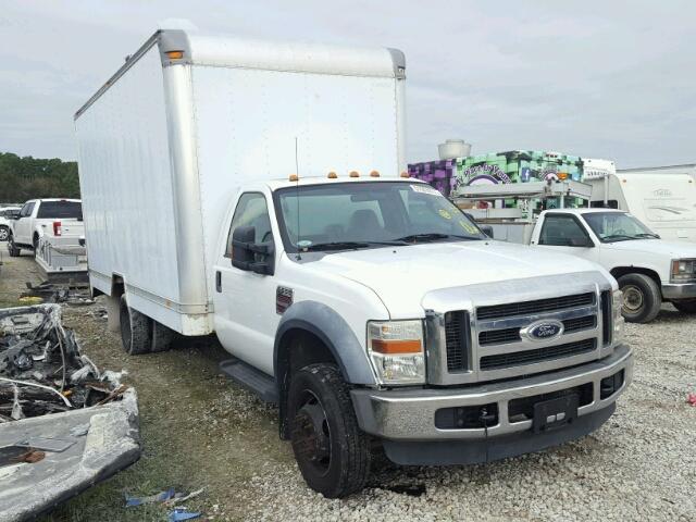 1FDAF56R18EC77840 - 2008 FORD F550 SUPER WHITE photo 1