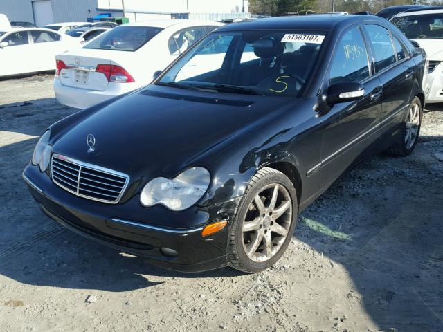 WDBRF40J74A577192 - 2004 MERCEDES-BENZ C 230K SPO BLACK photo 9