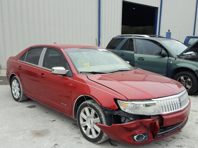 3LNHM26T47R668829 - 2007 LINCOLN MKZ RED photo 1