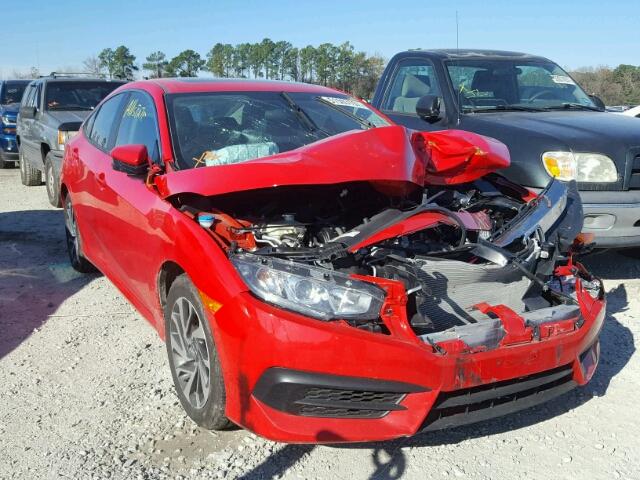 2HGFC2F78HH546426 - 2017 HONDA CIVIC EX RED photo 1