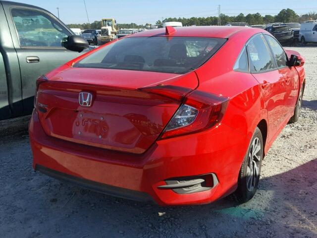 2HGFC2F78HH546426 - 2017 HONDA CIVIC EX RED photo 4