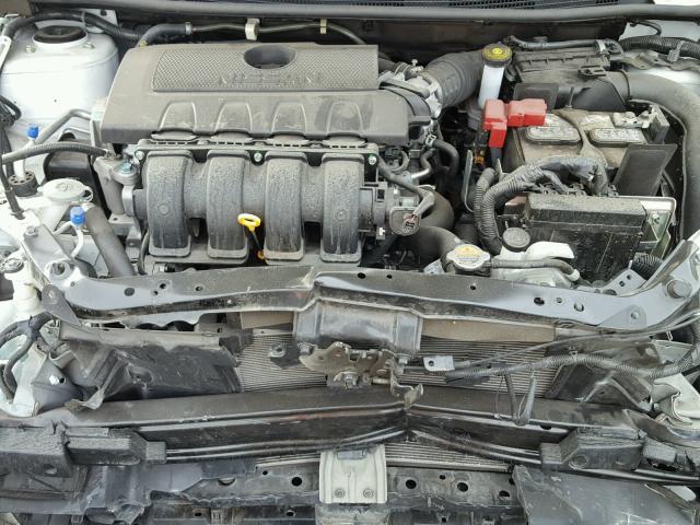 3N1AB7AP8HL656760 - 2017 NISSAN SENTRA S WHITE photo 7