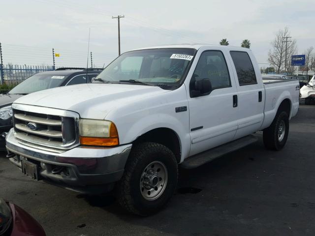 1FTNW21F81ED80812 - 2001 FORD F250 SUPER WHITE photo 2