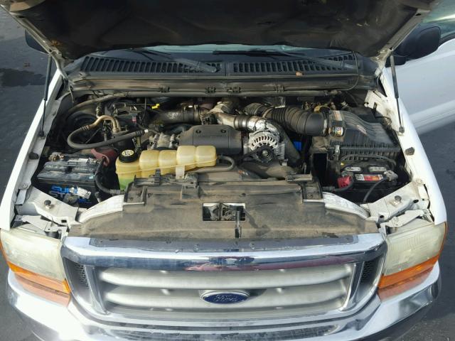 1FTNW21F81ED80812 - 2001 FORD F250 SUPER WHITE photo 7