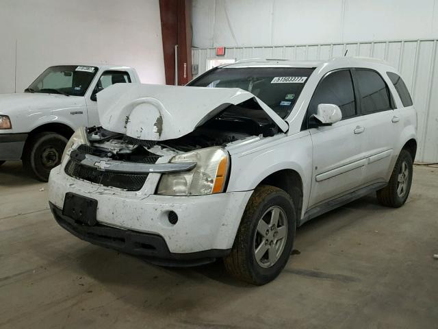 2CNDL33F196225750 - 2009 CHEVROLET EQUINOX LT WHITE photo 2