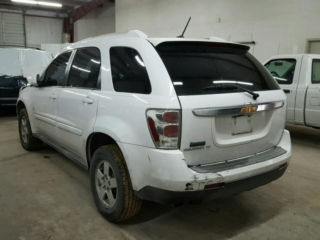 2CNDL33F196225750 - 2009 CHEVROLET EQUINOX LT WHITE photo 3