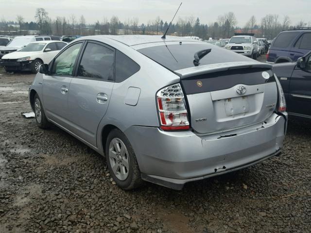 JTDKB20UX93502785 - 2009 TOYOTA PRIUS SILVER photo 3