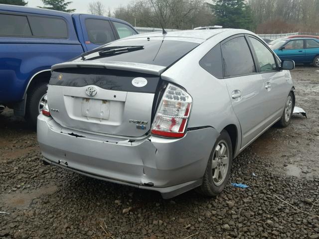 JTDKB20UX93502785 - 2009 TOYOTA PRIUS SILVER photo 4