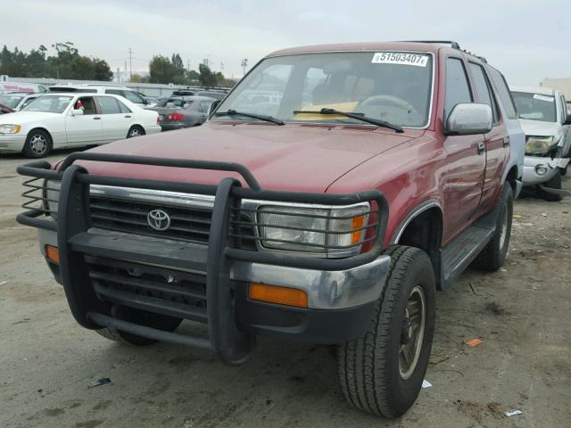 JT3VN39W4S0187136 - 1995 TOYOTA 4RUNNER VN MAROON photo 2