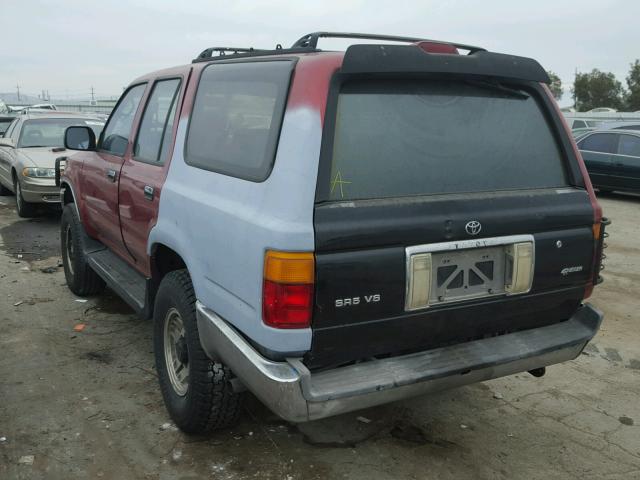 JT3VN39W4S0187136 - 1995 TOYOTA 4RUNNER VN MAROON photo 3