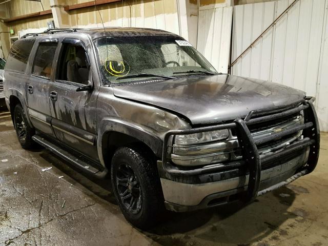 3GNFK16Z72G318624 - 2002 CHEVROLET SUBURBAN K GRAY photo 1