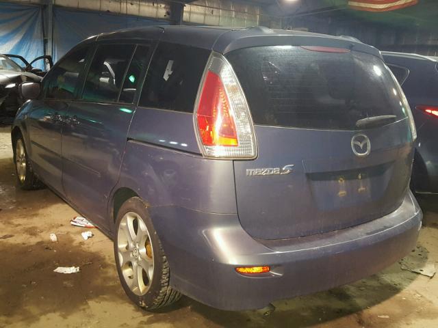 JM1CR293680317532 - 2008 MAZDA 5 BLUE photo 3