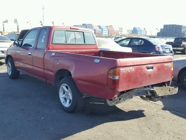 4TAVL52N2WZ108834 - 1998 TOYOTA TACOMA XTR RED photo 3