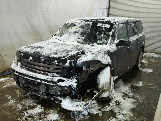 2FMHK6DT8BBD14805 - 2011 FORD FLEX LIMIT BLACK photo 2