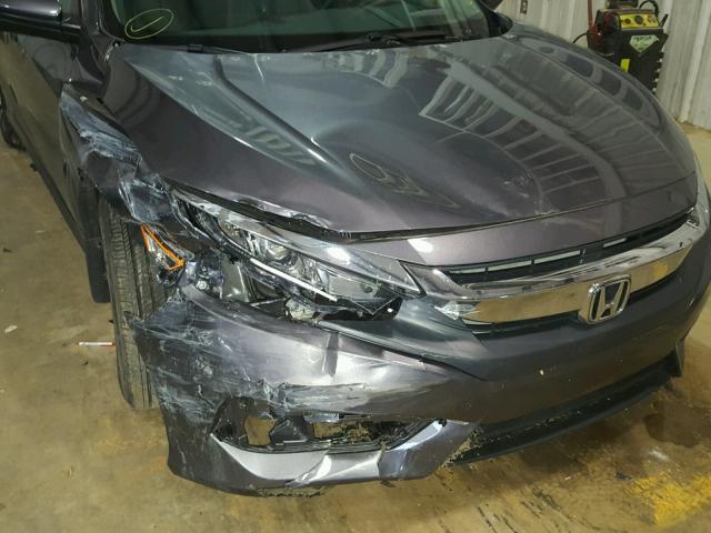 19XFC2F78HE027063 - 2017 HONDA CIVIC EX ნაცრისფერი ფოტო 9